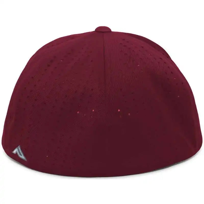 Pacific Headwear Es474 Perforated F3 Performance Flexfit Cap - Maroon