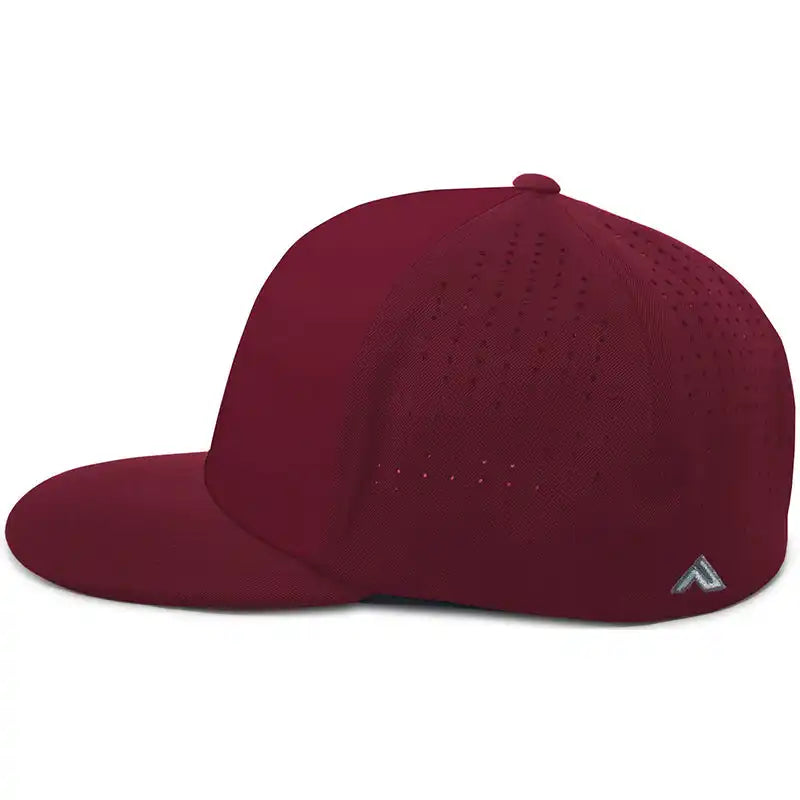 Pacific Headwear Es474 Perforated F3 Performance Flexfit Cap - Maroon