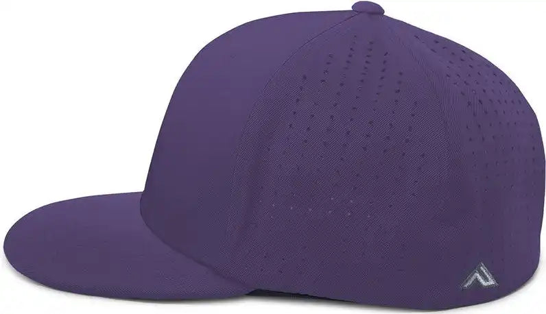 Pacific Headwear Es474 Perforated F3 Performance Flexfit Cap - Purple