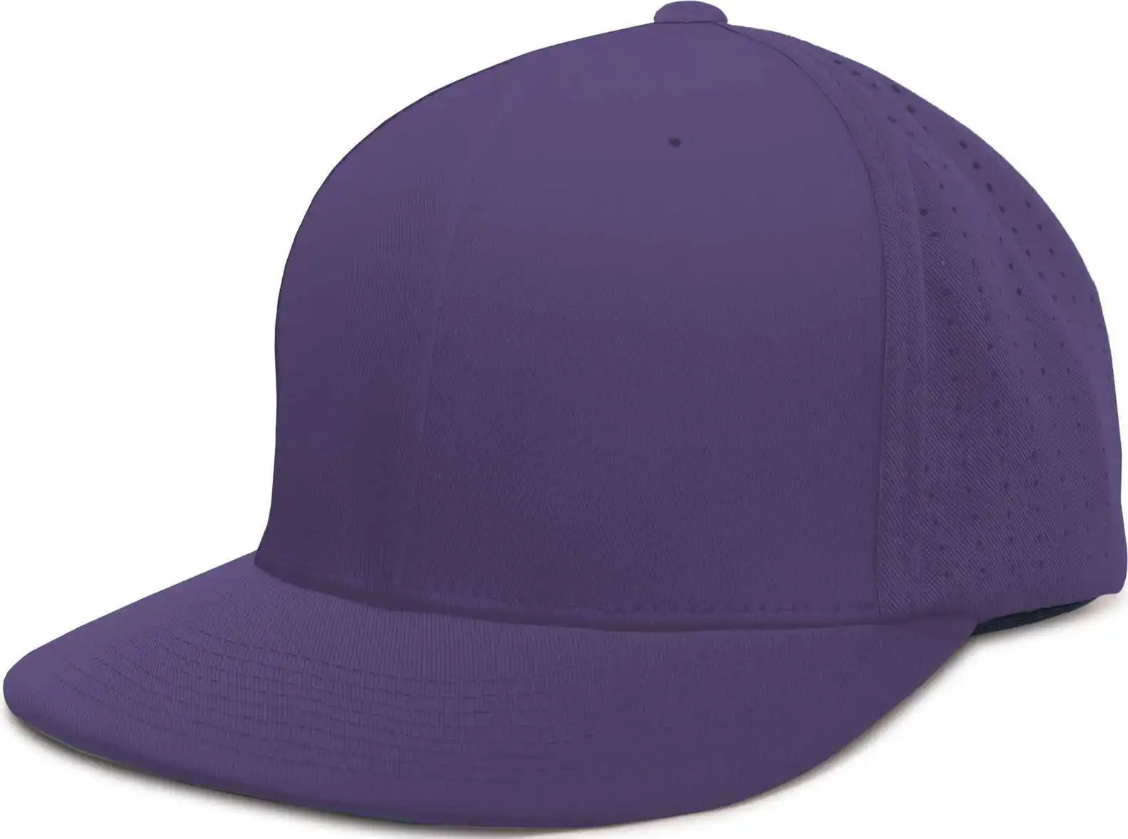 Pacific Headwear Es474 Perforated F3 Performance Flexfit Cap - Purple - 6 3/8’’ - 7/8’’