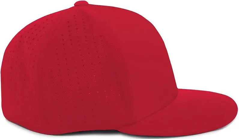 Pacific Headwear Es474 Perforated F3 Performance Flexfit Cap - Red