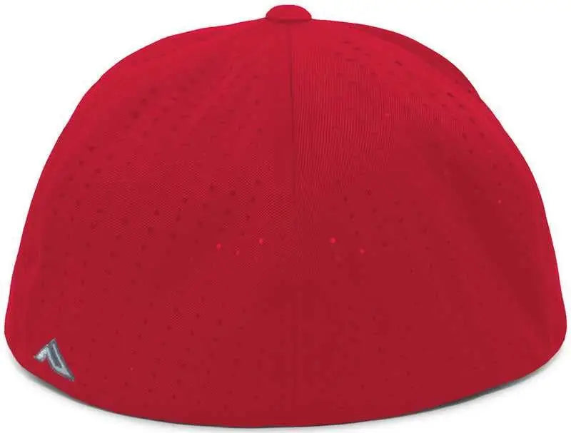 Pacific Headwear Es474 Perforated F3 Performance Flexfit Cap - Red