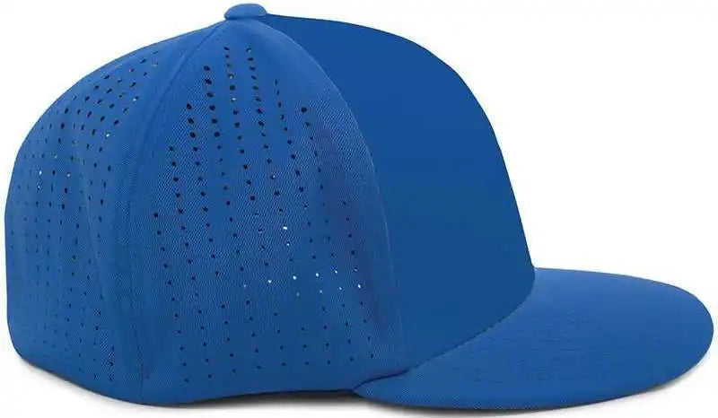 Pacific Headwear Es474 Perforated F3 Performance Flexfit Cap Royal