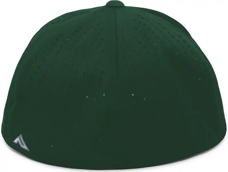 Pacific Headwear Es474 Perforated F3 Performance Flexfit Cap Silver Dark Green