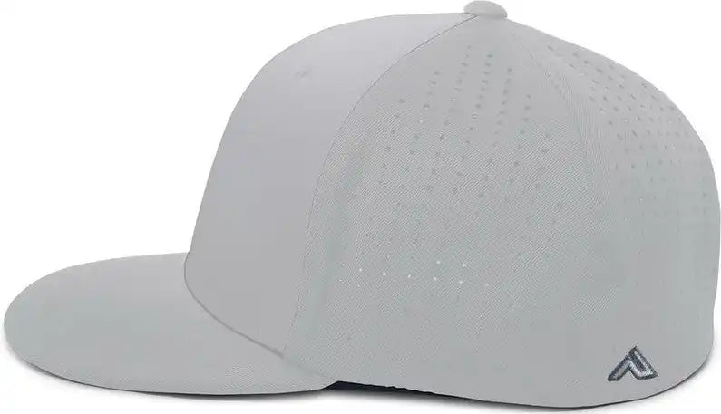 Pacific Headwear Es474 Perforated F3 Performance Flexfit Cap - Silver