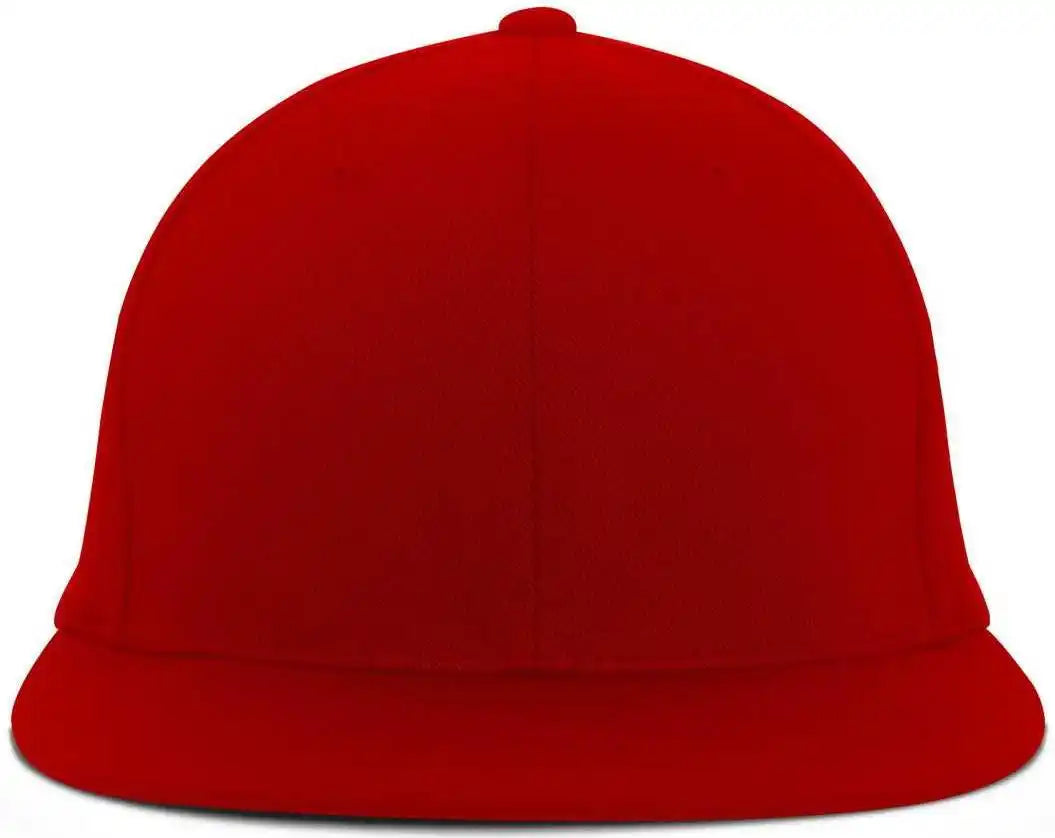Pacific Headwear Es811 Premium A/c???????? Performance Flexfit Cap Red