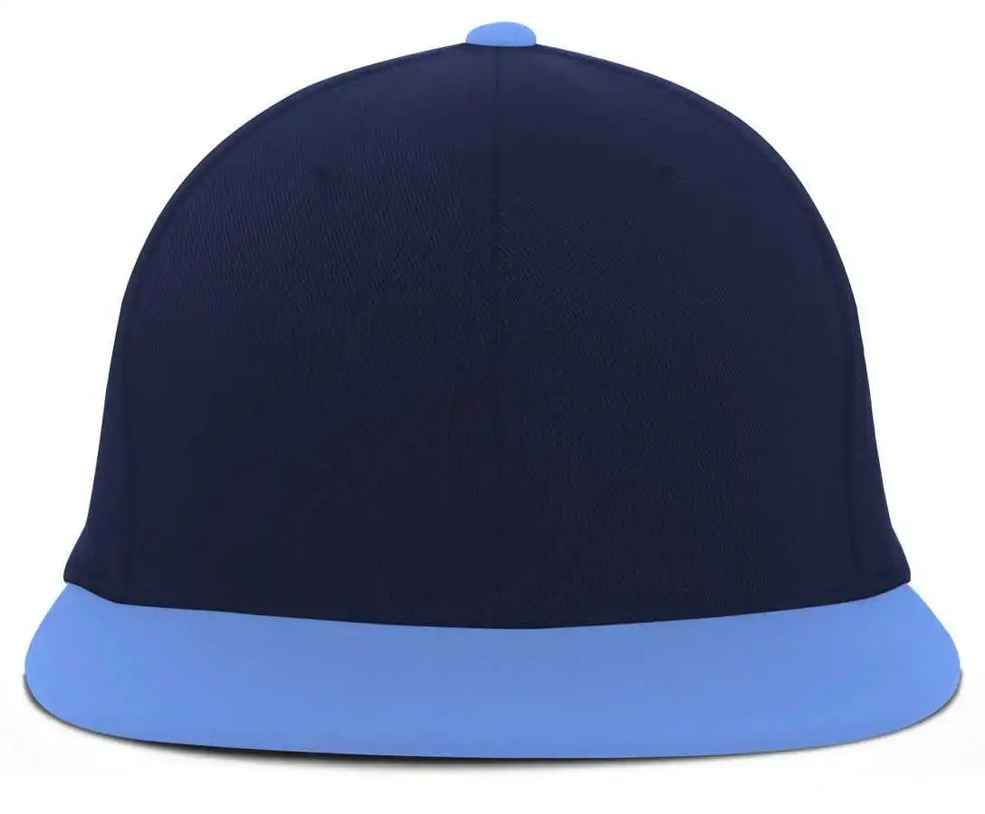 Pacific Headwear Es811 Premium A/c???????? Performance Flexfit Cap - Navy Columbia Blue