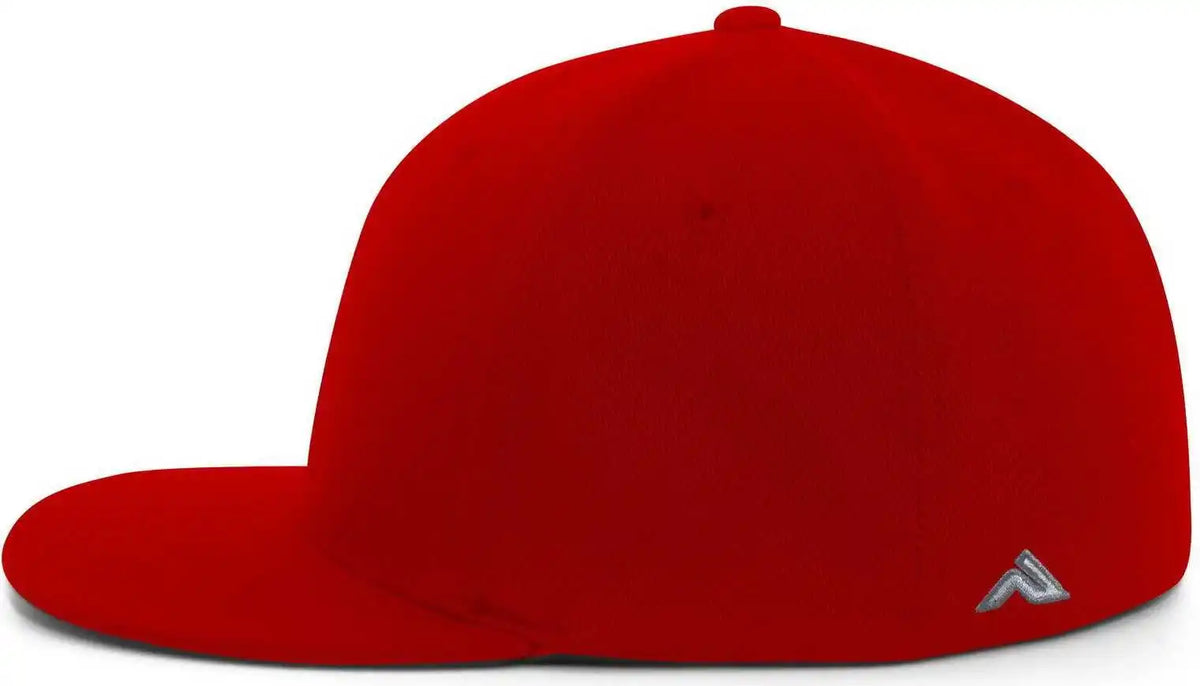 Pacific Headwear Es811 Premium A/c???????? Performance Flexfit Cap Red