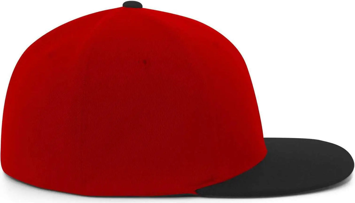 Pacific Headwear Es811 Premium A/c² Performance Flexfit Cap - Red Black