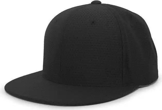 Pacific Headwear Es818 Air Jersey Performance Flexfit Cap Black