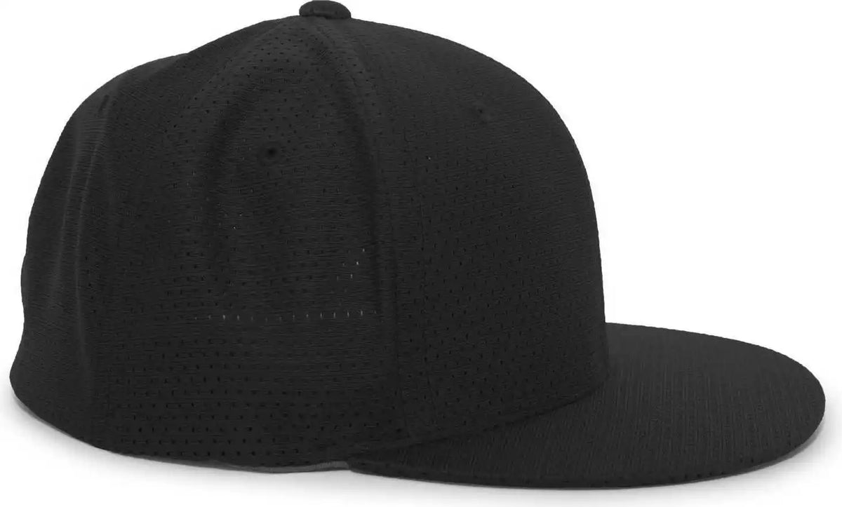 Pacific Headwear Es818 Air Jersey Performance Flexfit Cap Black