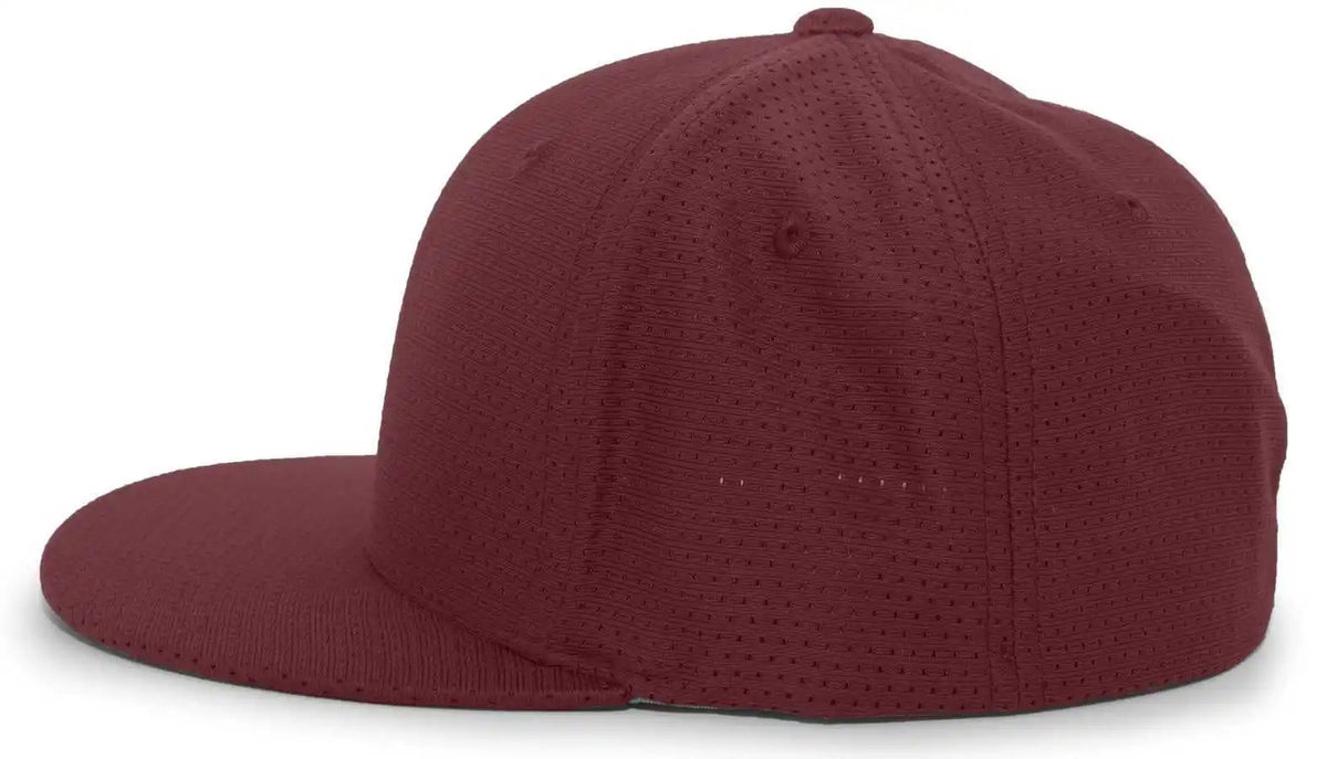 Pacific Headwear Es818 Air Jersey Performance Flexfit Cap Cardinal
