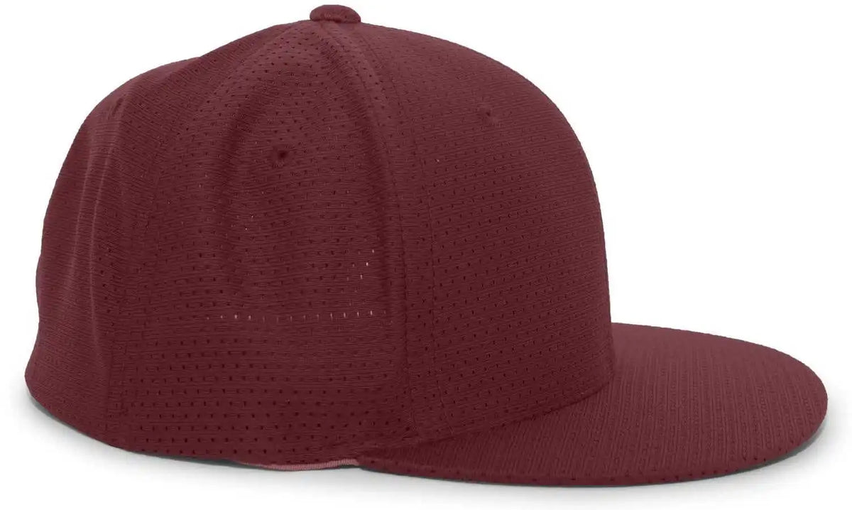 Pacific Headwear Es818 Air Jersey Performance Flexfit Cap Cardinal