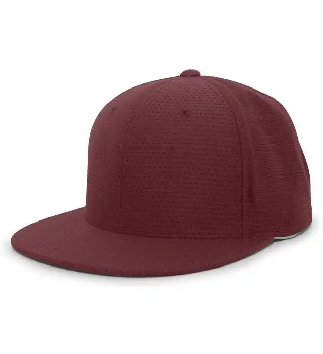 Pacific Headwear Es818 Air Jersey Performance Flexfit Cap Cardinal