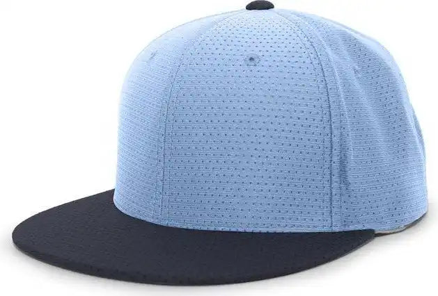 Pacific Headwear Es818 Air Jersey Performance Flexfit Cap Columbia Blue Navy