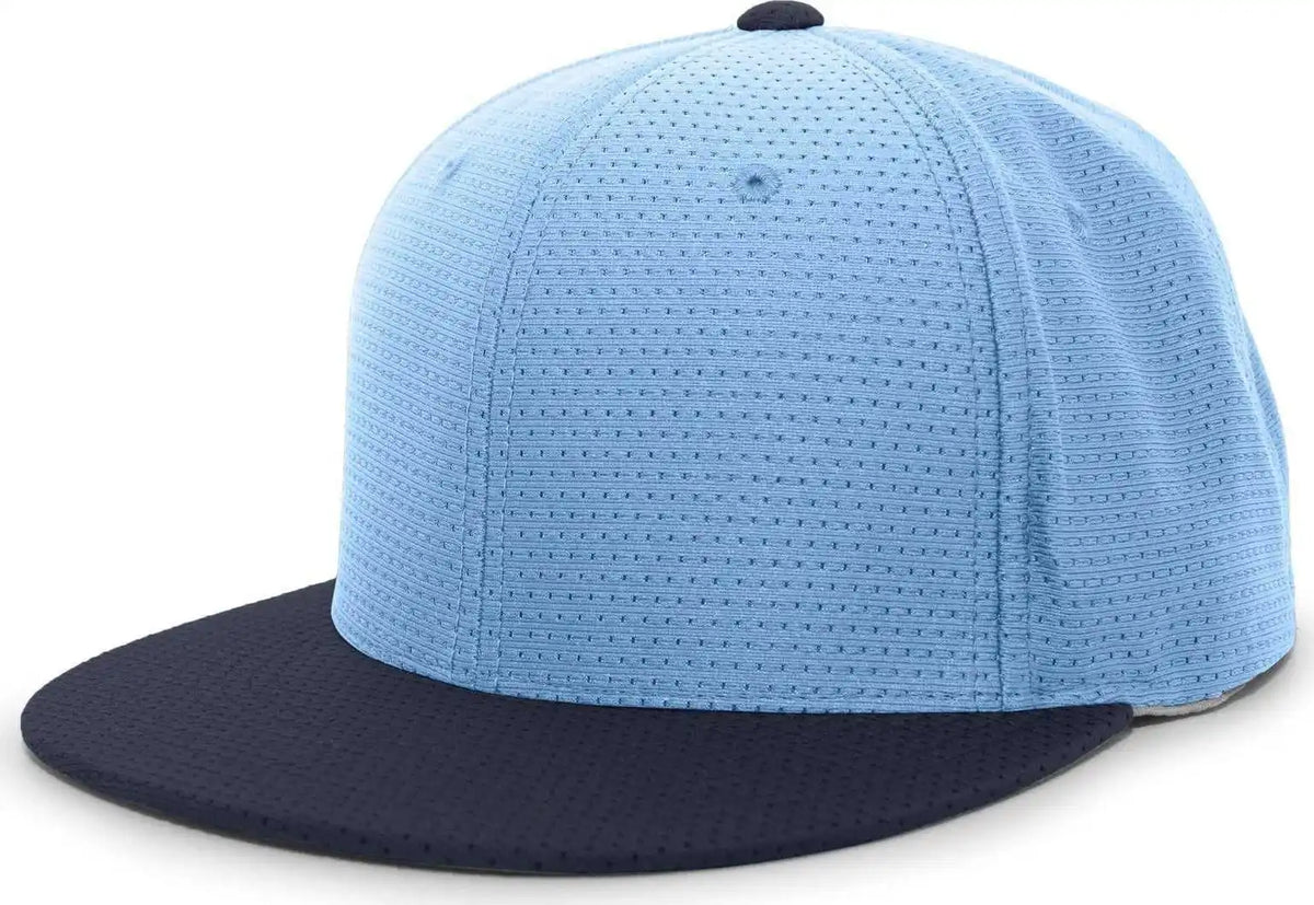 Pacific Headwear Es818 Air Jersey Performance Flexfit Cap Columbia Blue Navy / 6 3/8’’ 7/8’’