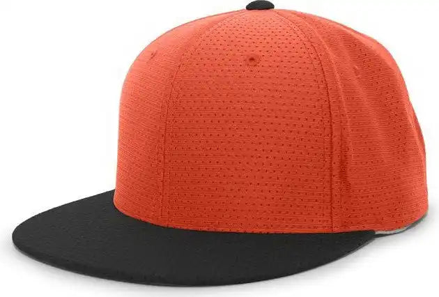 Pacific Headwear Es818 Air Jersey Performance Flexfit Cap - Orange Black