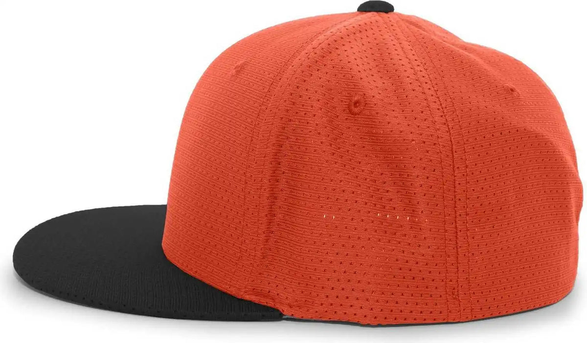 Pacific Headwear Es818 Air Jersey Performance Flexfit Cap - Orange Black