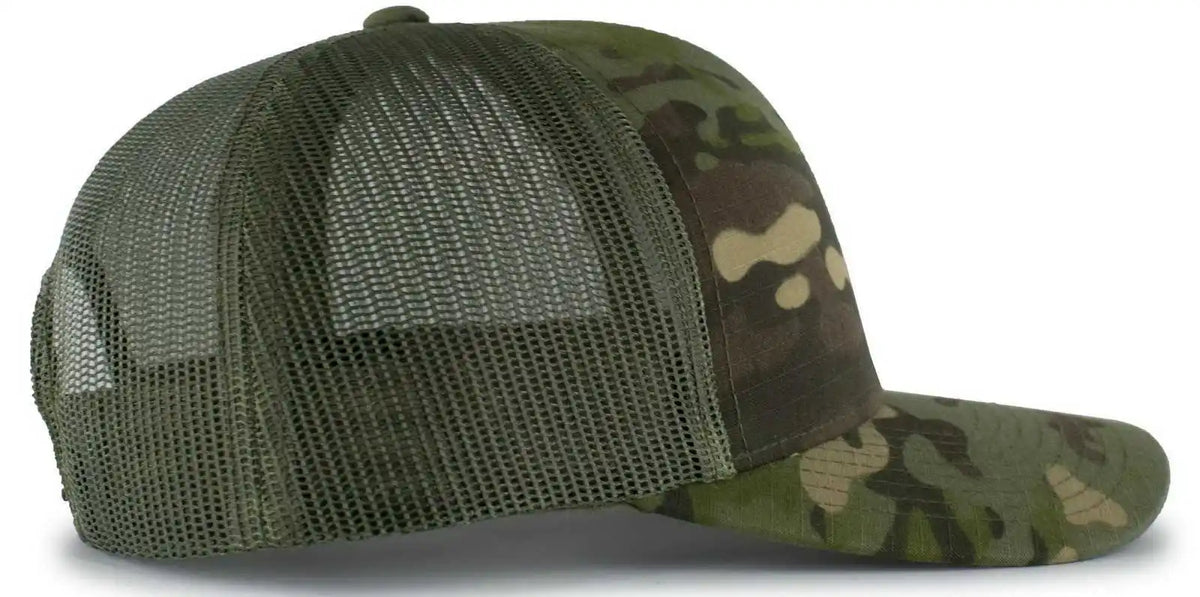 Pacific Headwear M08 Multicam Snapback Trucker Cap - Multicam Tropic Loden - Multi-colored / 7’’ - 7 7/8’’