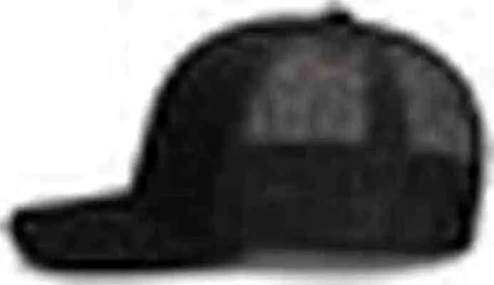 Pacific Headwear M08 Multicam Trucker Snapback Cap - Black Lt Charcoal - Gray / 7’’ 7 7/8’’
