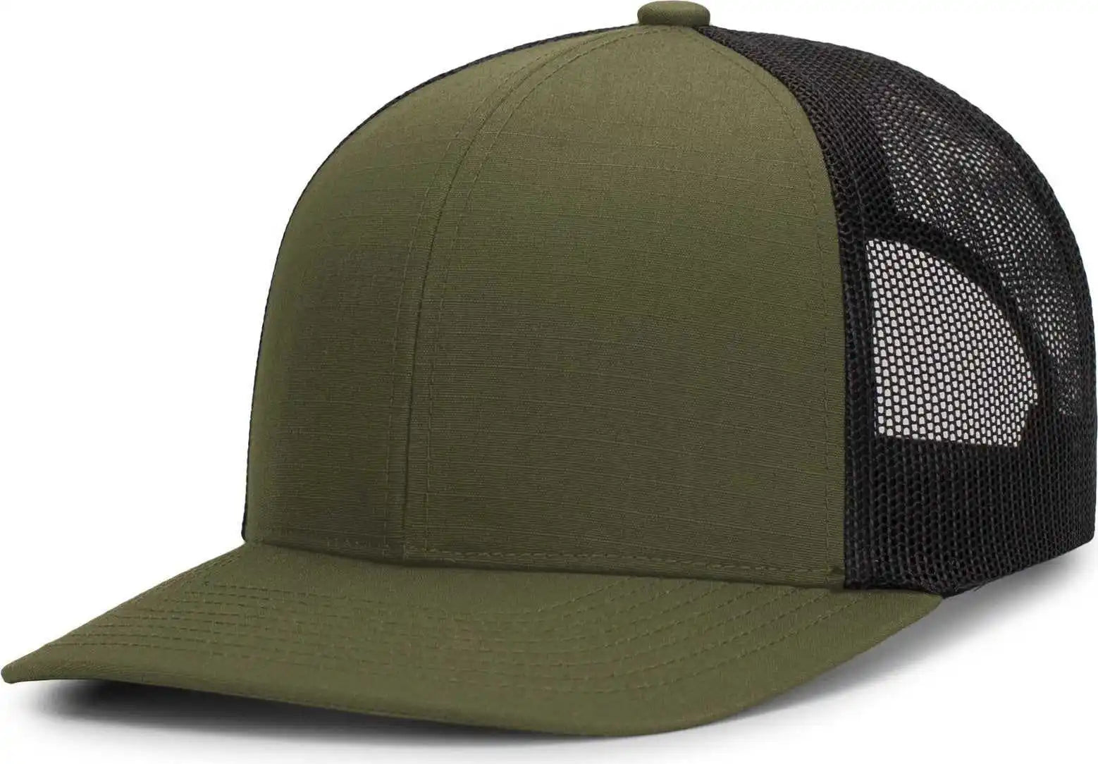 Pacific Headwear M08 Multicam Trucker Snapback Cap - Ranger Green Lt Charcoal - Gray / 7’’ 7 7/8’’