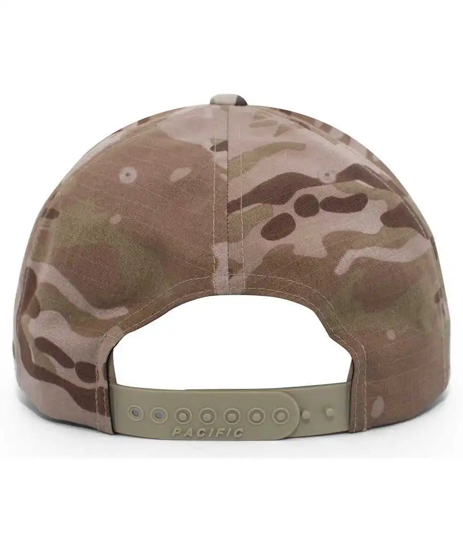 Pacific Headwear M35 Multicam Ripstop Cordura Snapback Cap - Multicam Arid - Multi-colored / 7’’ - 7 7/8’’