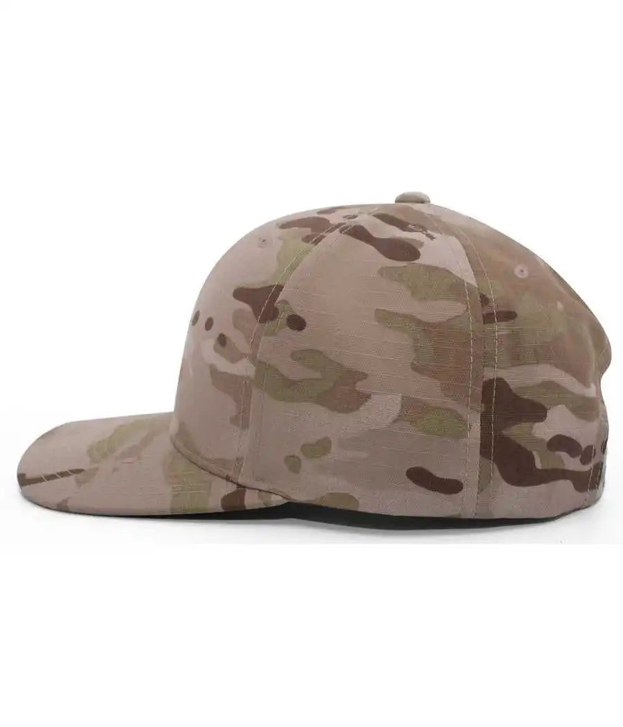 Pacific Headwear M35 Multicam Ripstop Cordura Snapback Cap - Multicam Arid - Multi-colored / 7’’ - 7 7/8’’
