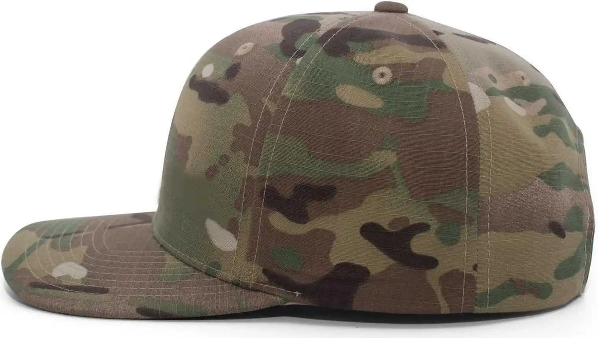 Pacific Headwear M35 Multicam Ripstop Cordura Snapback Cap Multicam Black Multi Colored / 7’’ 7 7/8’’