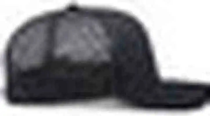 Pacific Headwear P113 Eco Trucker Snapback - Black - 7’’ 7 7/8’’