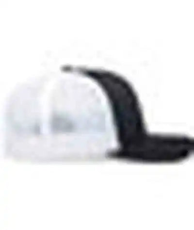 Pacific Headwear P113 Eco Trucker Snapback - Black White - 7’’ 7 7/8’’