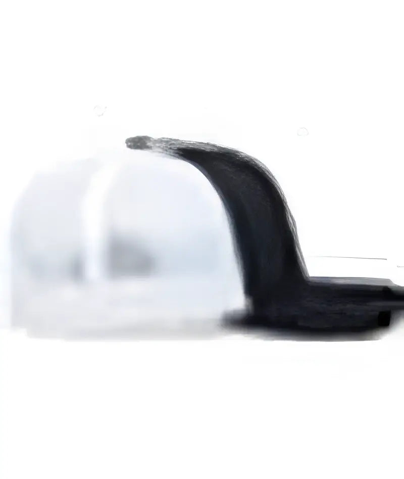 Pacific Headwear P113 Eco Trucker Snapback - Black White - 7’’ 7 7/8’’
