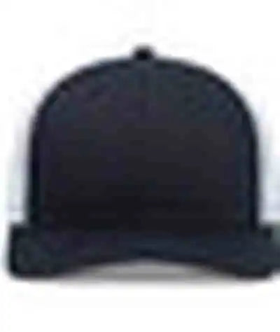Pacific Headwear P113 Eco Trucker Snapback - Navy White - 7’’ 7 7/8’’