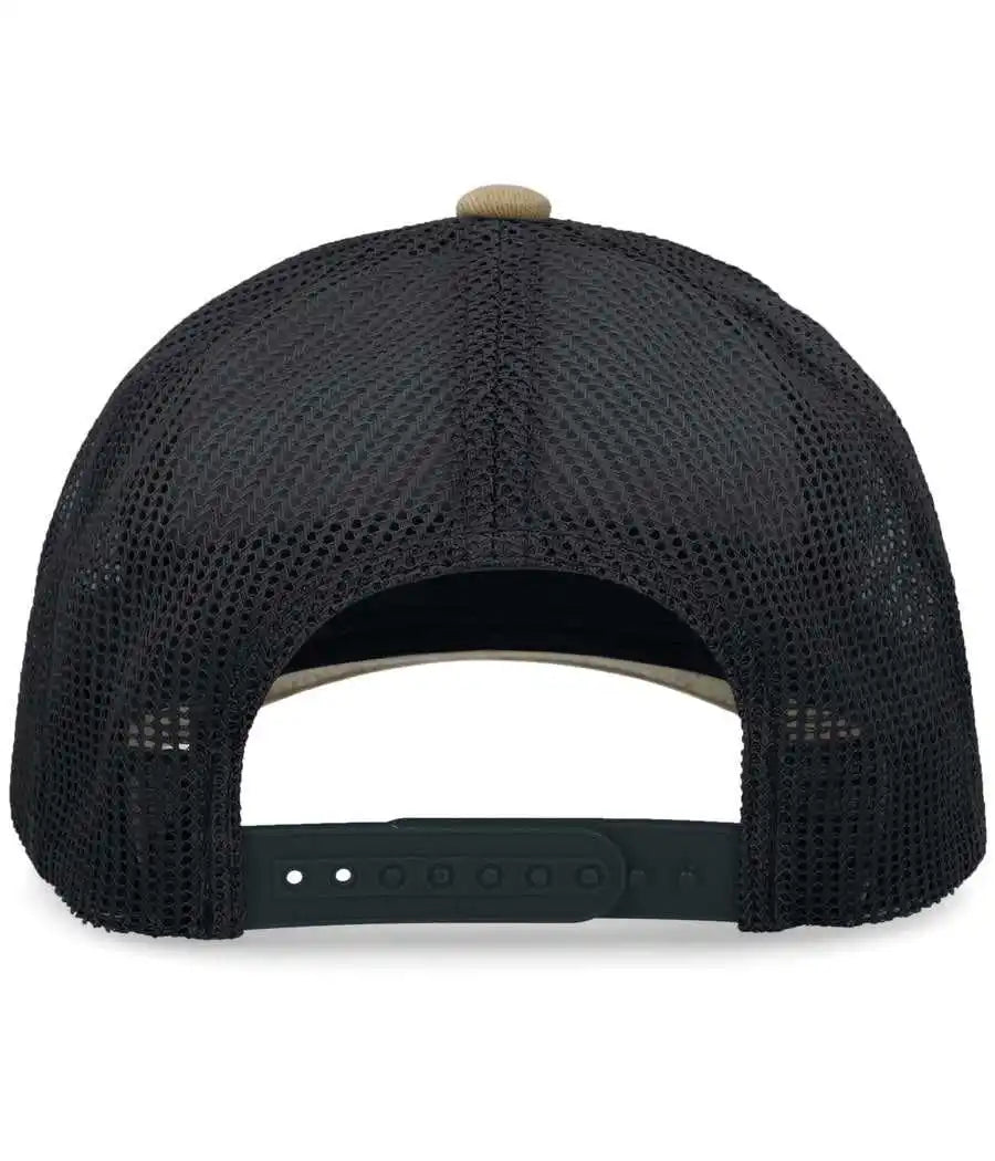Pacific Headwear P114 Low Pro Trucker Cap Buck Lt Charcoal / 7’’ 7 7/8’’