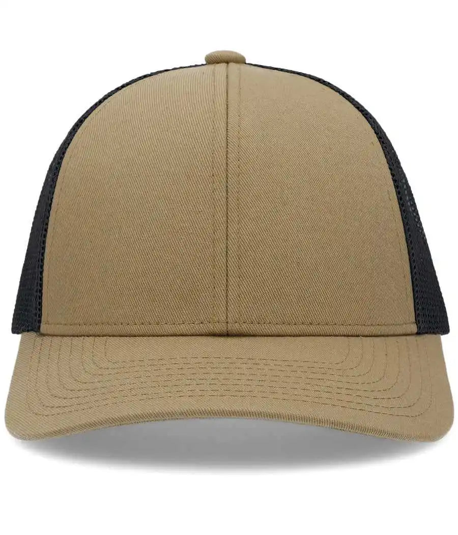 Pacific Headwear P114 Low-pro Trucker Cap - Buck Lt Charcoal - 7’’ - 7 7/8’’