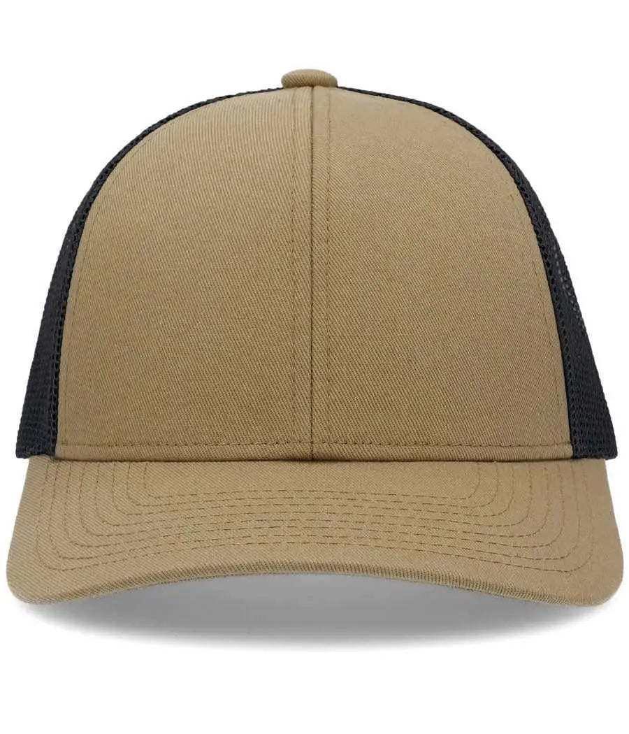 Pacific Headwear P114 Low-pro Trucker Cap - Buck Lt Charcoal