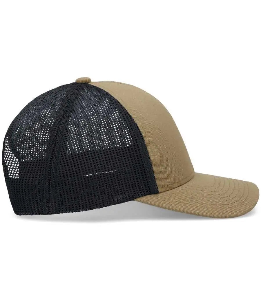 Pacific Headwear P114 Low-pro Trucker Cap - Buck Lt Charcoal