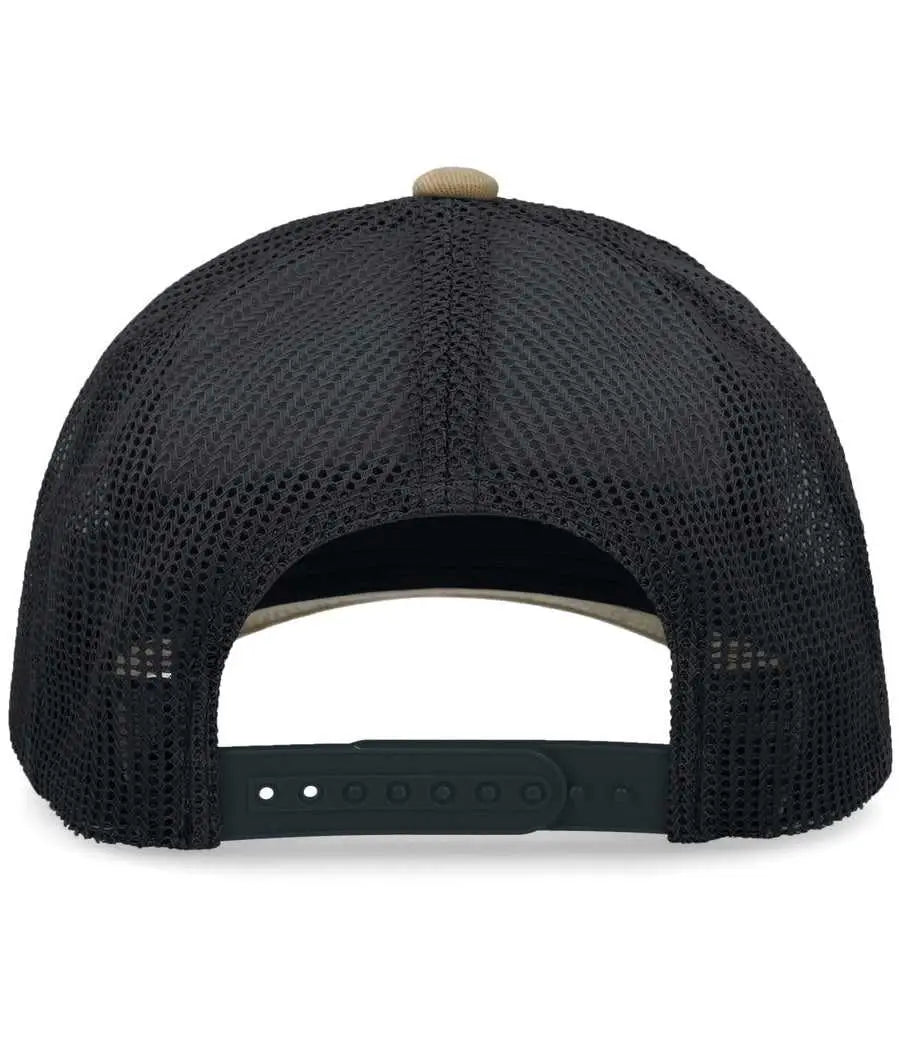 Pacific Headwear P114 Low-pro Trucker Cap - Buck Lt Charcoal