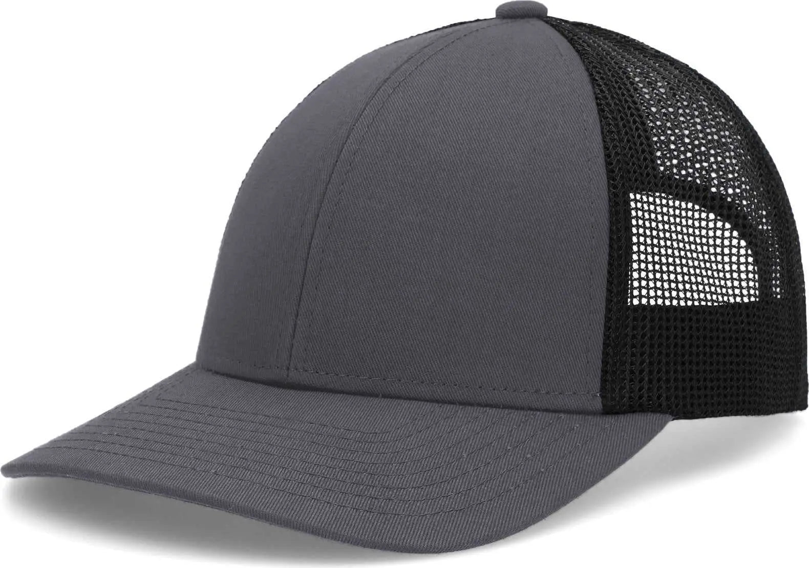 Pacific Headwear P114 Low-pro Trucker Cap - Graphite Black