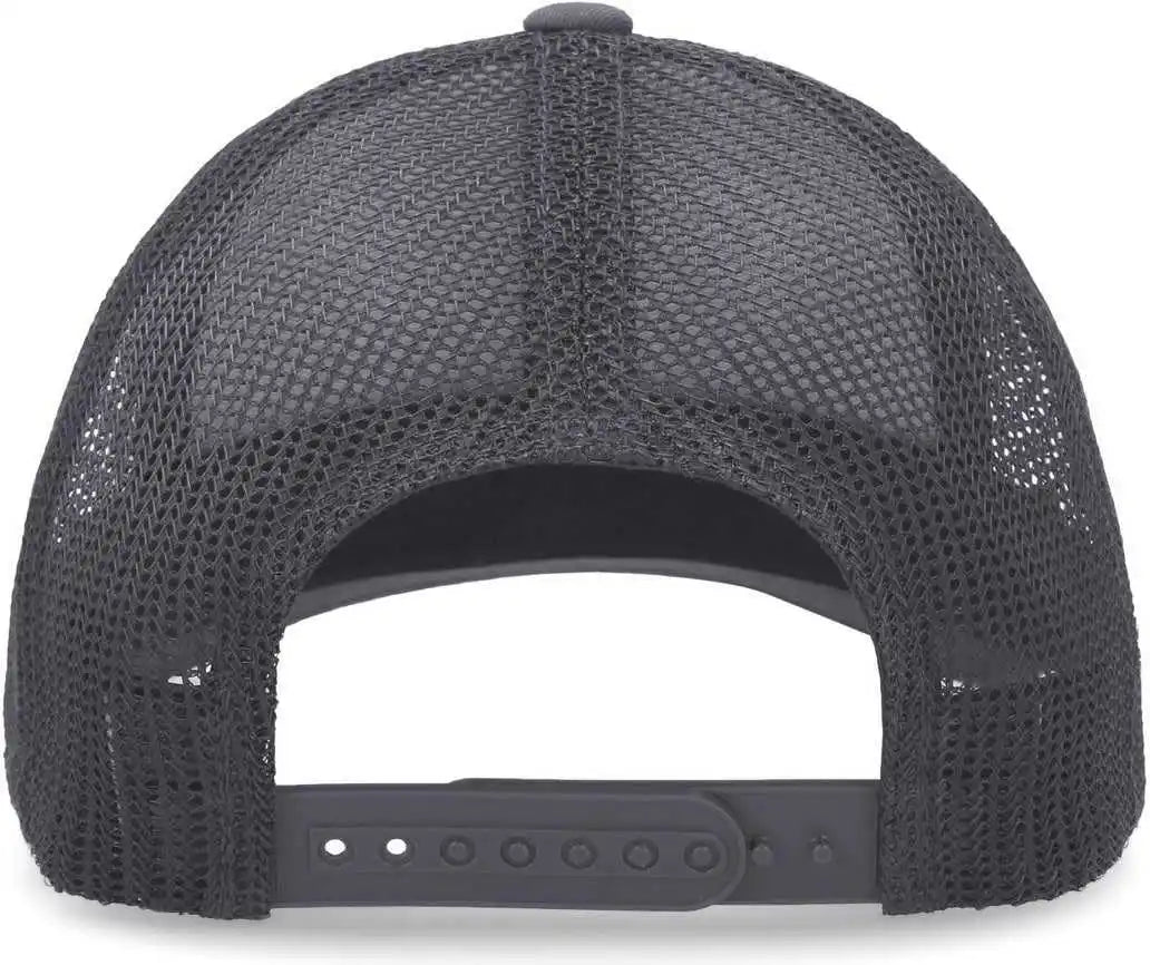 Pacific Headwear P114 Low-pro Trucker Cap - Graphite