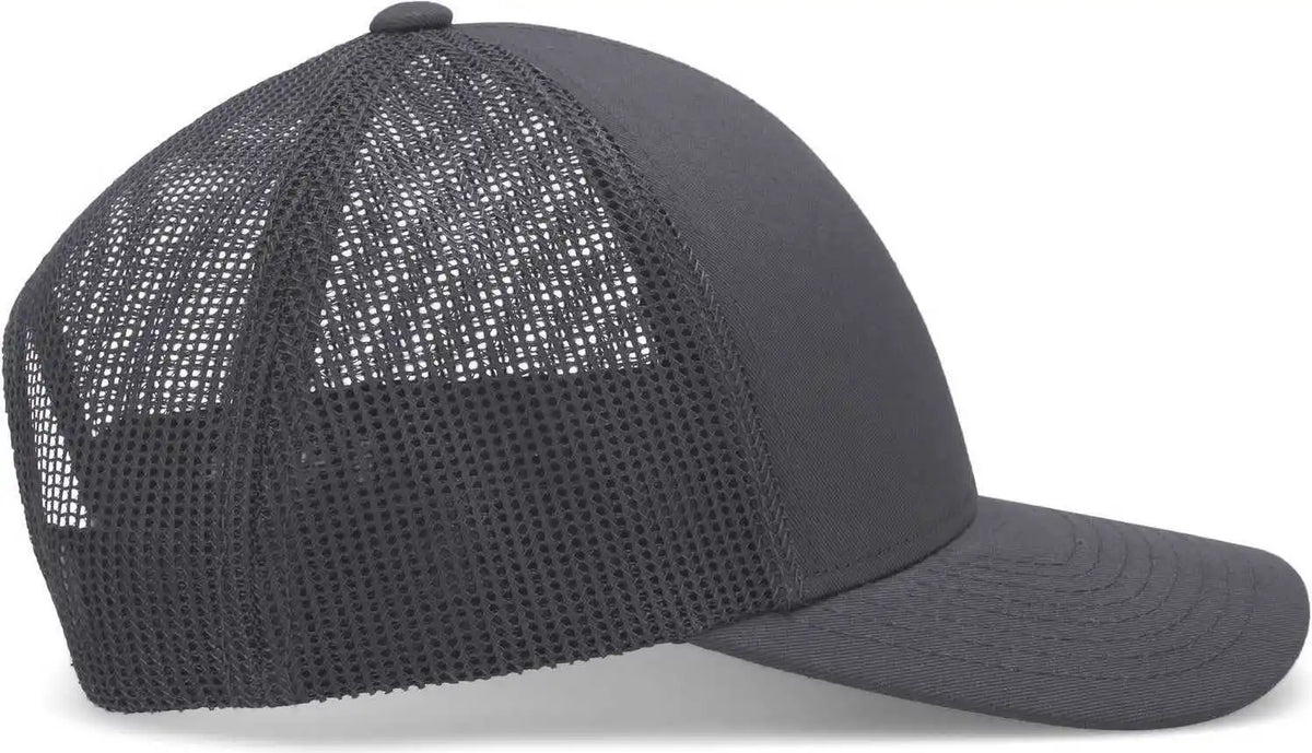 Pacific Headwear P114 Low-pro Trucker Cap - Graphite