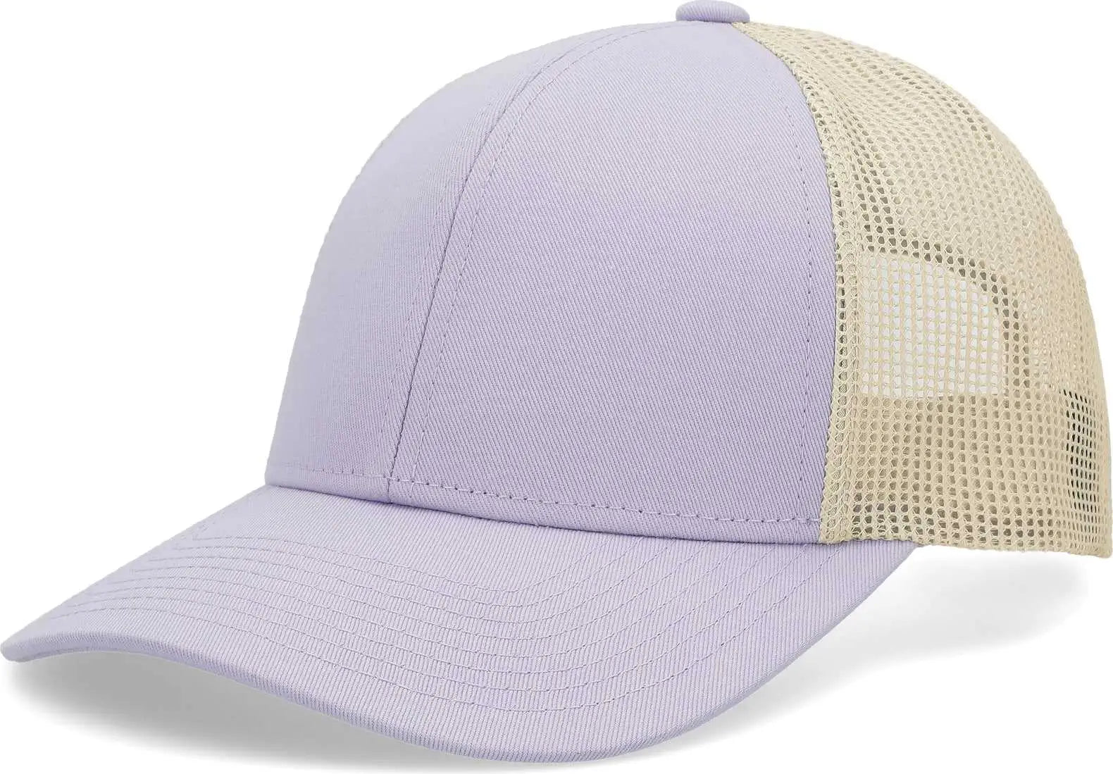 Pacific Headwear P114 Low-pro Trucker Cap - Lavender Beige