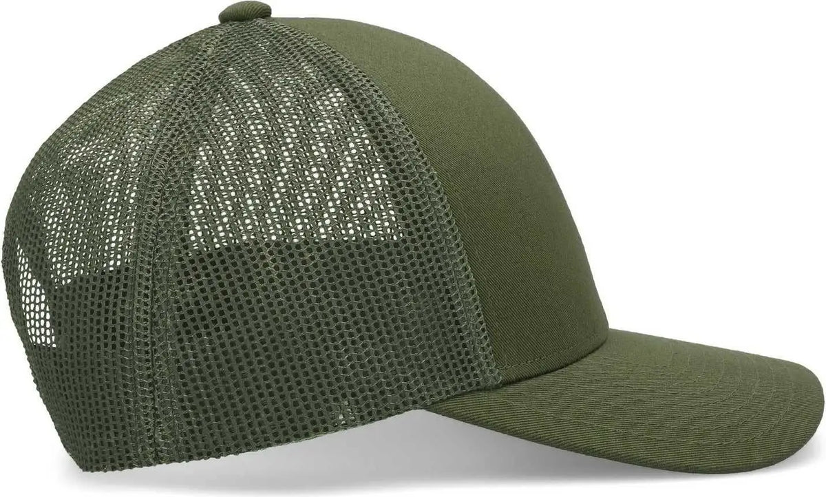 Pacific Headwear P114 Low-pro Trucker Cap - Loden - 7’’ - 7 7/8’’