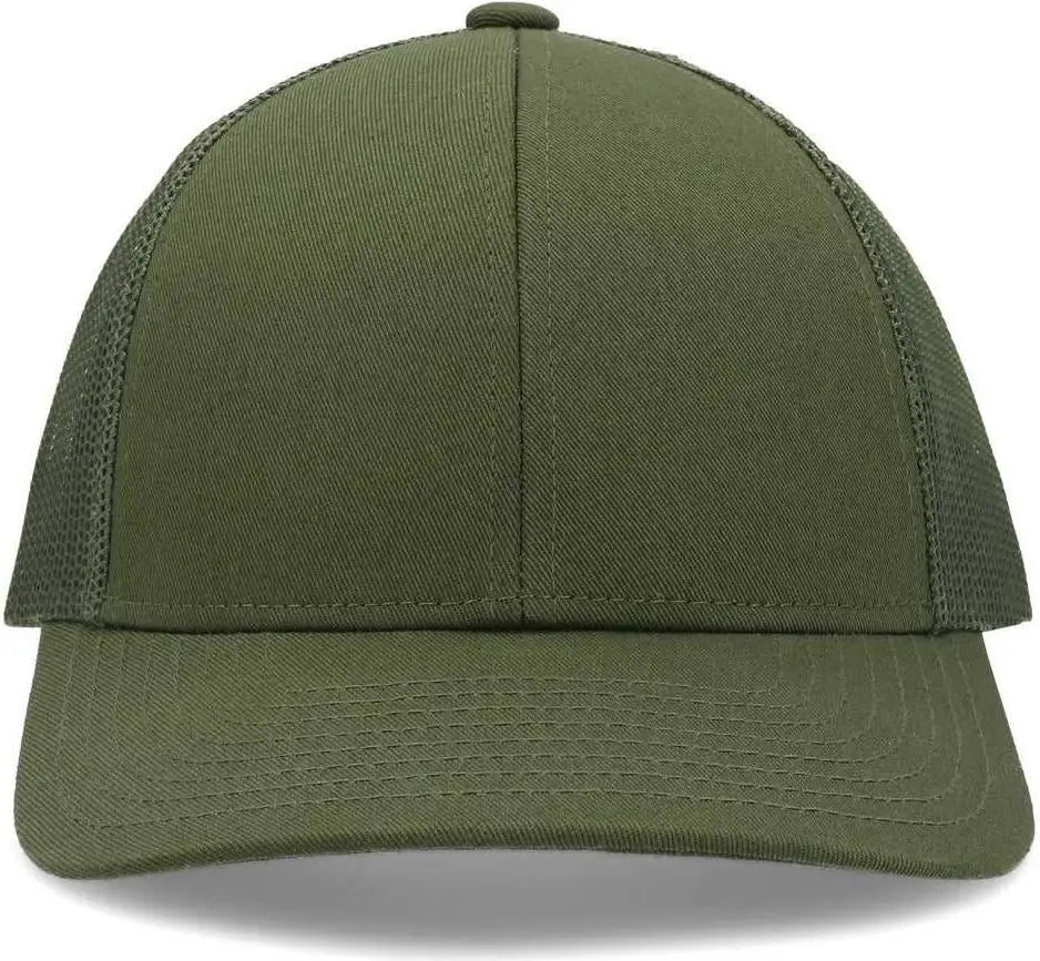 Pacific Headwear P114 Low-pro Trucker Cap - Loden