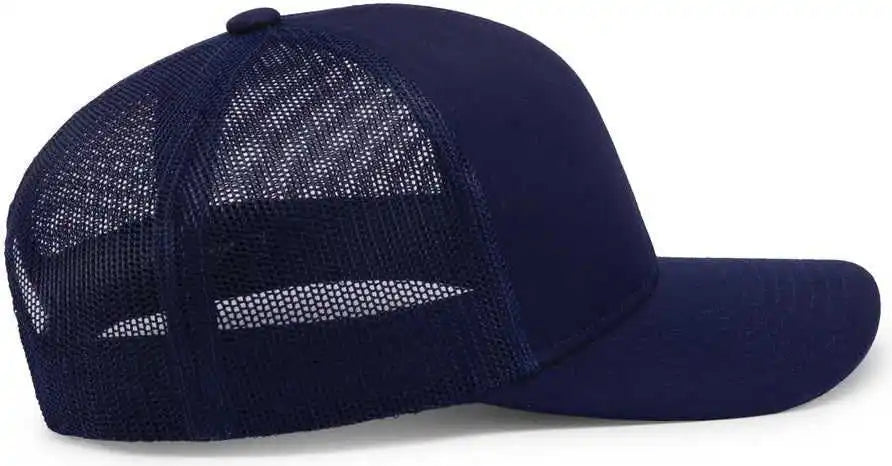 Pacific Headwear P114 Low Pro Trucker Cap True Navy / 7’’ 7 7/8’’
