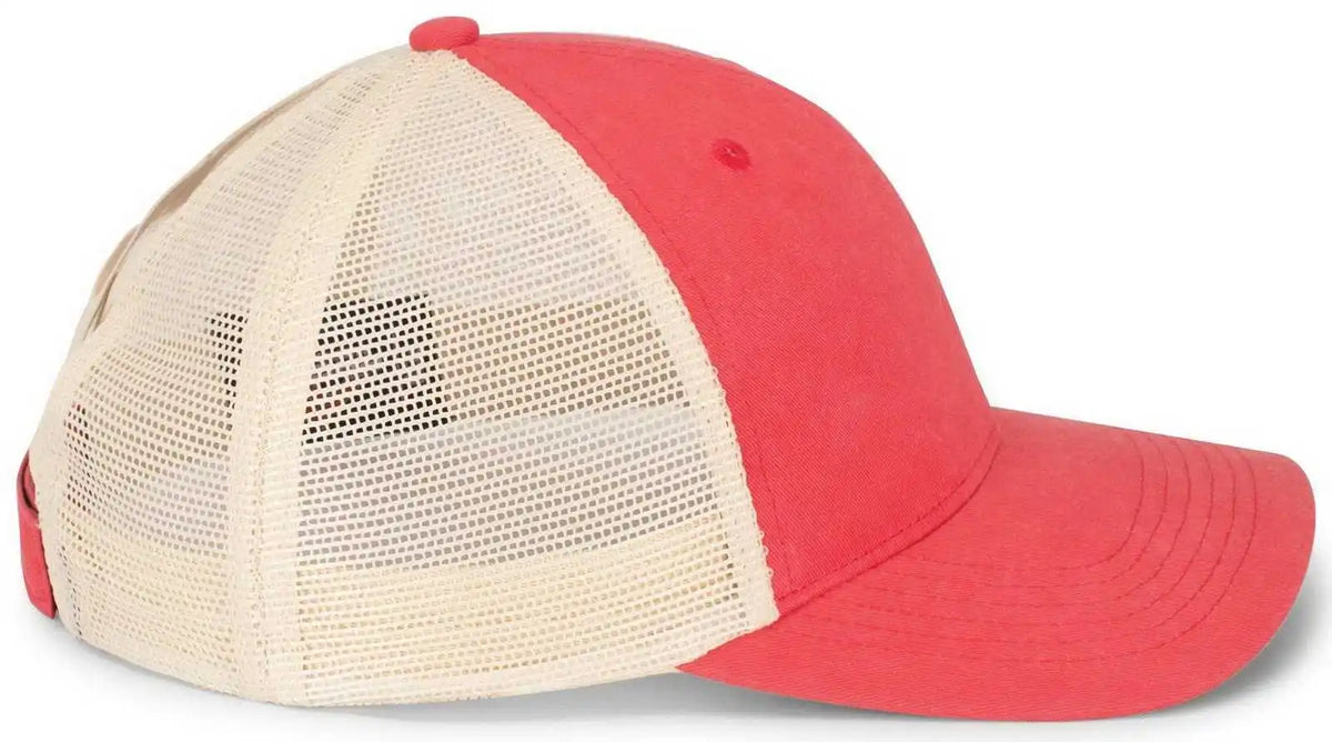 Pacific Headwear P130 Ladies Ponytail Cap - Coral Beige - Kahki / 7’’ 7 7/8’’