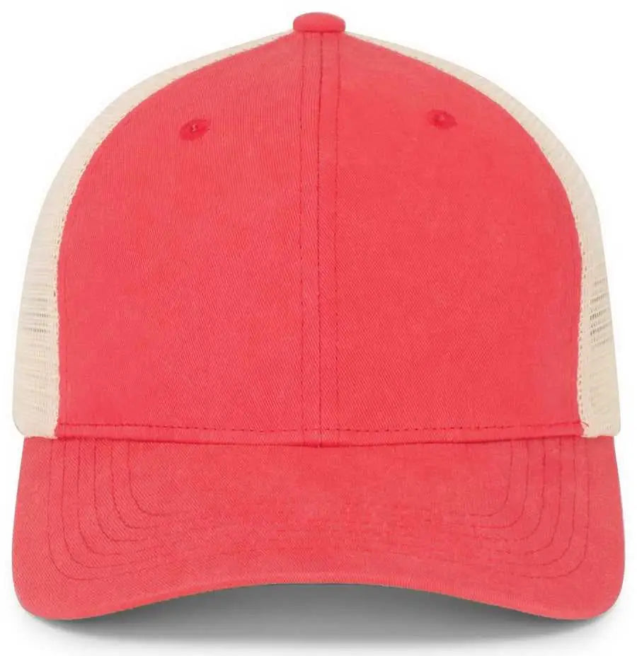 Pacific Headwear P130 Ladies Ponytail Cap - Coral Beige