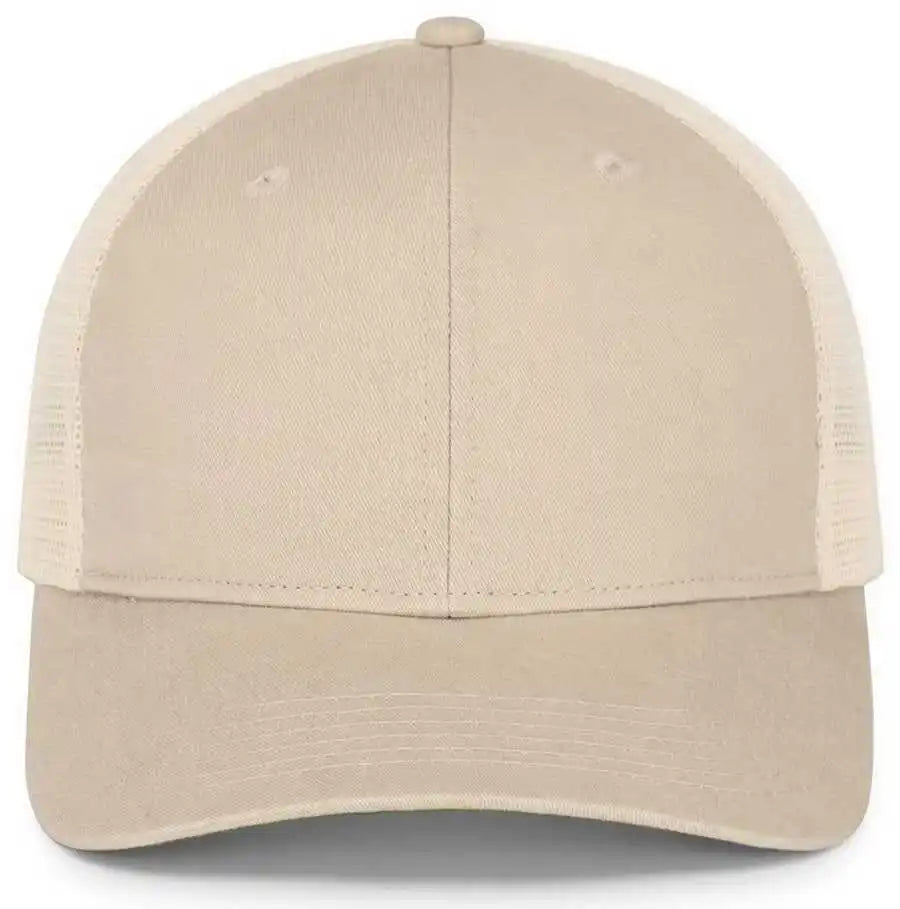 Pacific Headwear P130 Ladies Ponytail Cap - Stone Beige - 7’’ - 7 7/8’’