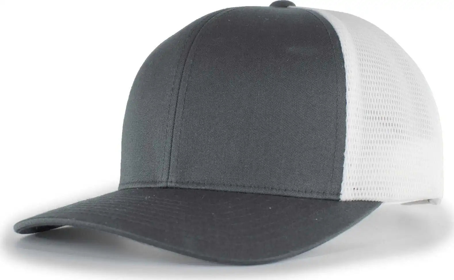 Pacific Headwear P151 Trucker Pacflex Snapback Cap - Graphite White - Dark Gray White / 7’’ 7 7/8’’