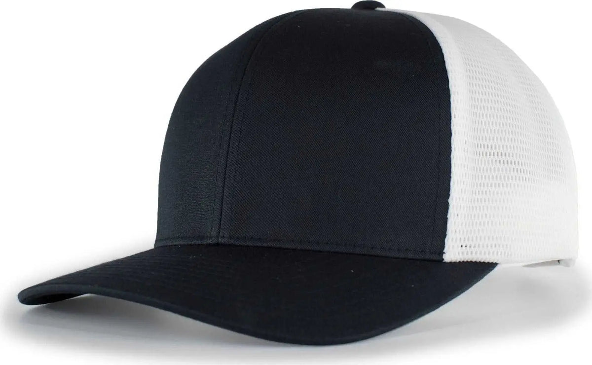 Pacific Headwear P151 Trucker Pacflex Snapback Cap - Navy White - 7’’ 7 7/8’’