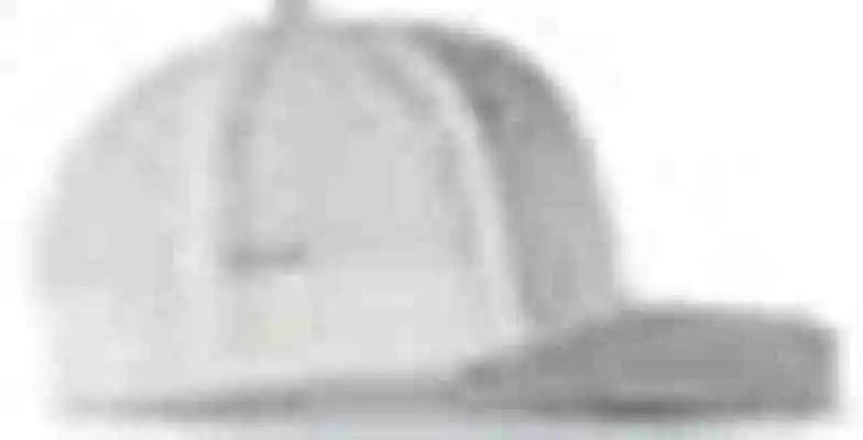 Pacific Headwear P151 Trucker Pacflex Snapback Cap - Silver White - Light Gray / 7’’ 7 7/8’’